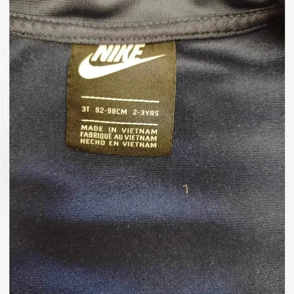 Nike Track Jacket Blue and  White Size 3T - Picture 6 of 6